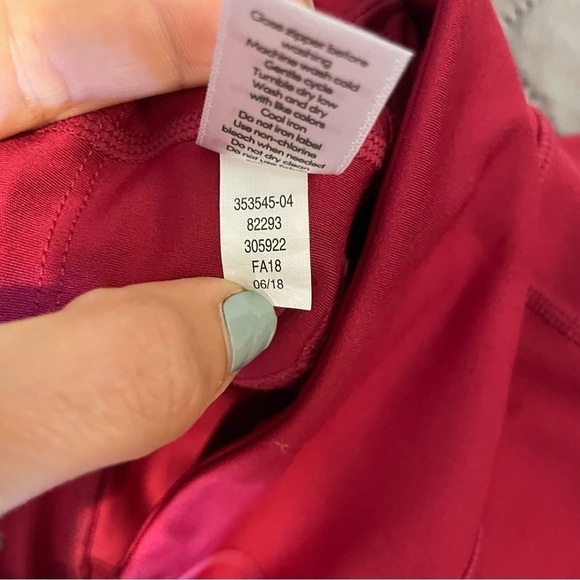 Athleta Run Free 7/8 Rose Verbena Leggings - Picture 12 of 13